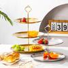 2/3layer Stainless Steel Cake Tray, Cake, Snack Plate, Birthday, Wedding Party Dessert Stand, Table Dessert Display Stand