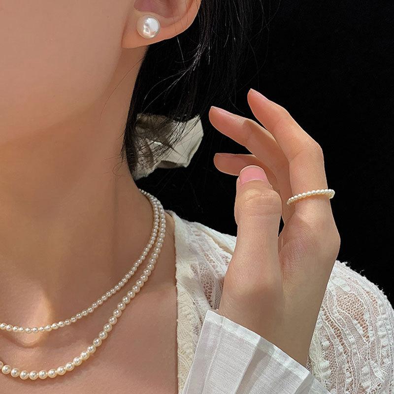 Pearl Necklace, Light Luxury, Niche Design, Collarbone Chain Neck