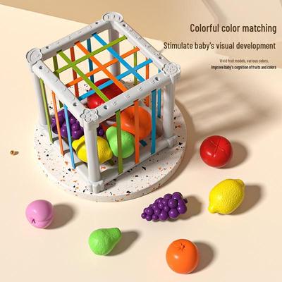 Rainbow Stacking Cups - Early Education and Shape Recognition Toys for 6 Months+ Babies
