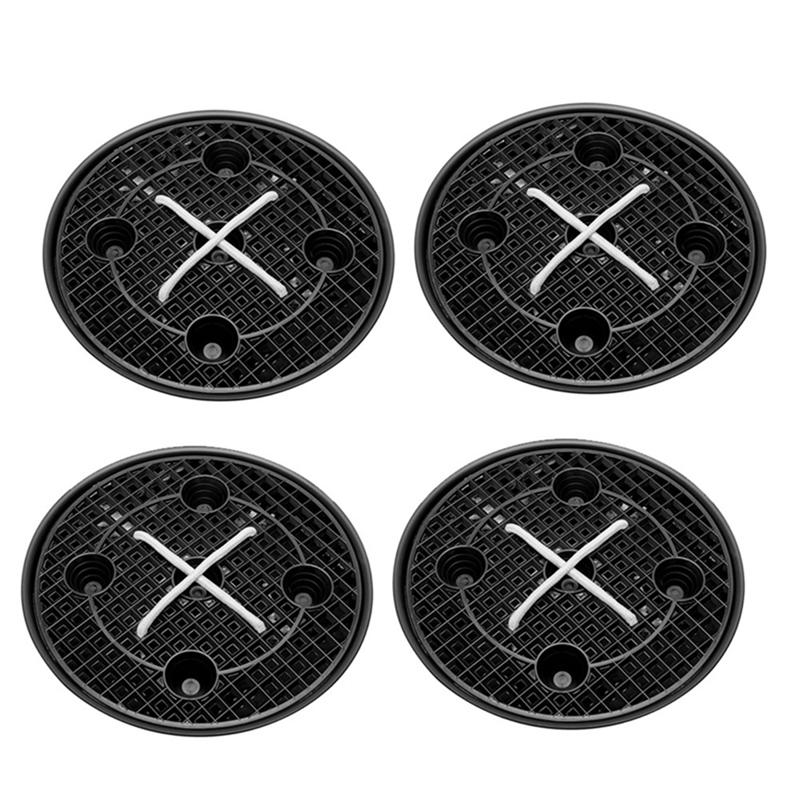 A84X-Self Watering Fabric Pot Base 4-Pack Auto Pots Fit 5 Gallon Grow Bags,Auto-Irrigation Water Delivery System