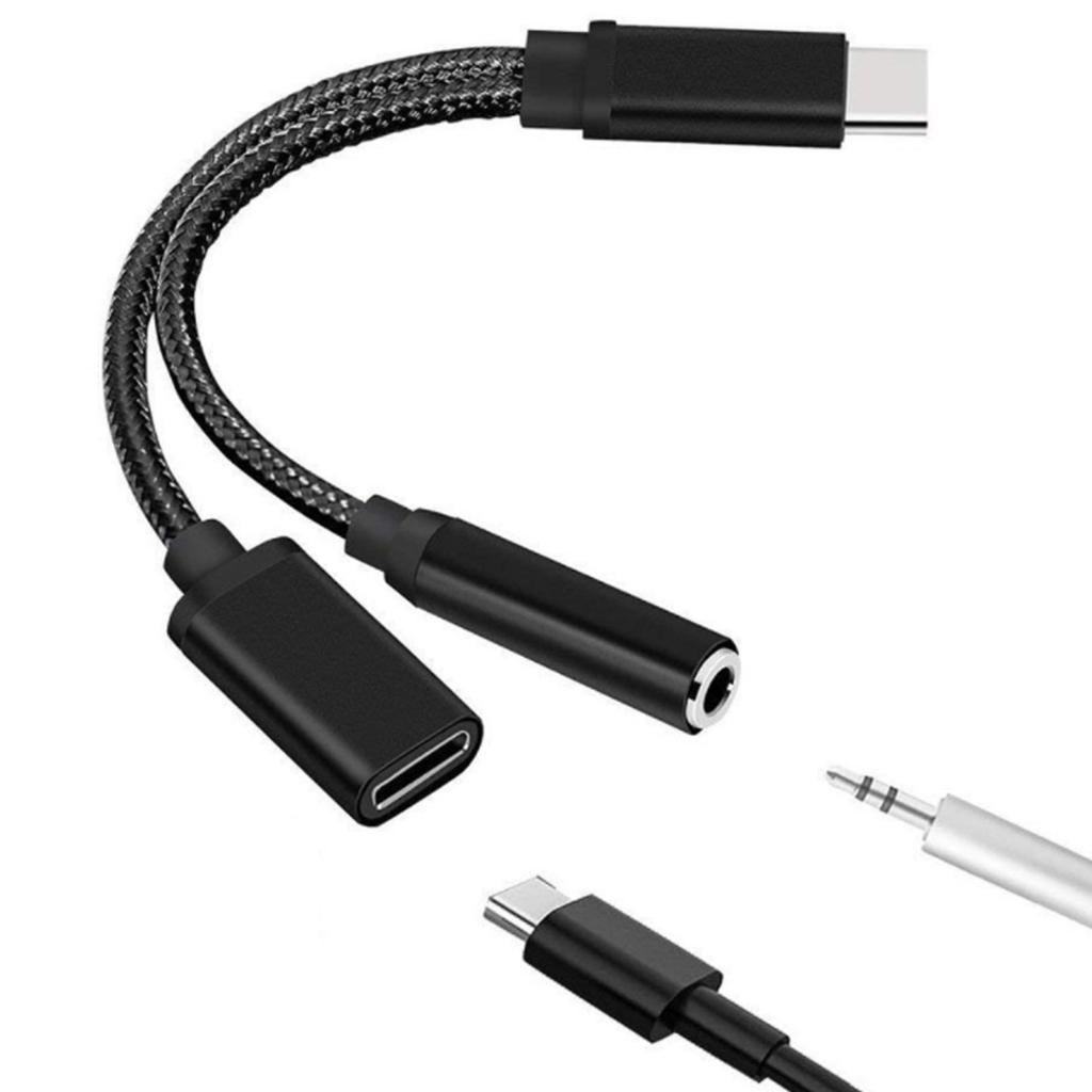 Phone   Adapter Type C To 3.5mm   Earphone Adapter 2 In 1 Converter for XiaomiCelsiusHuawei