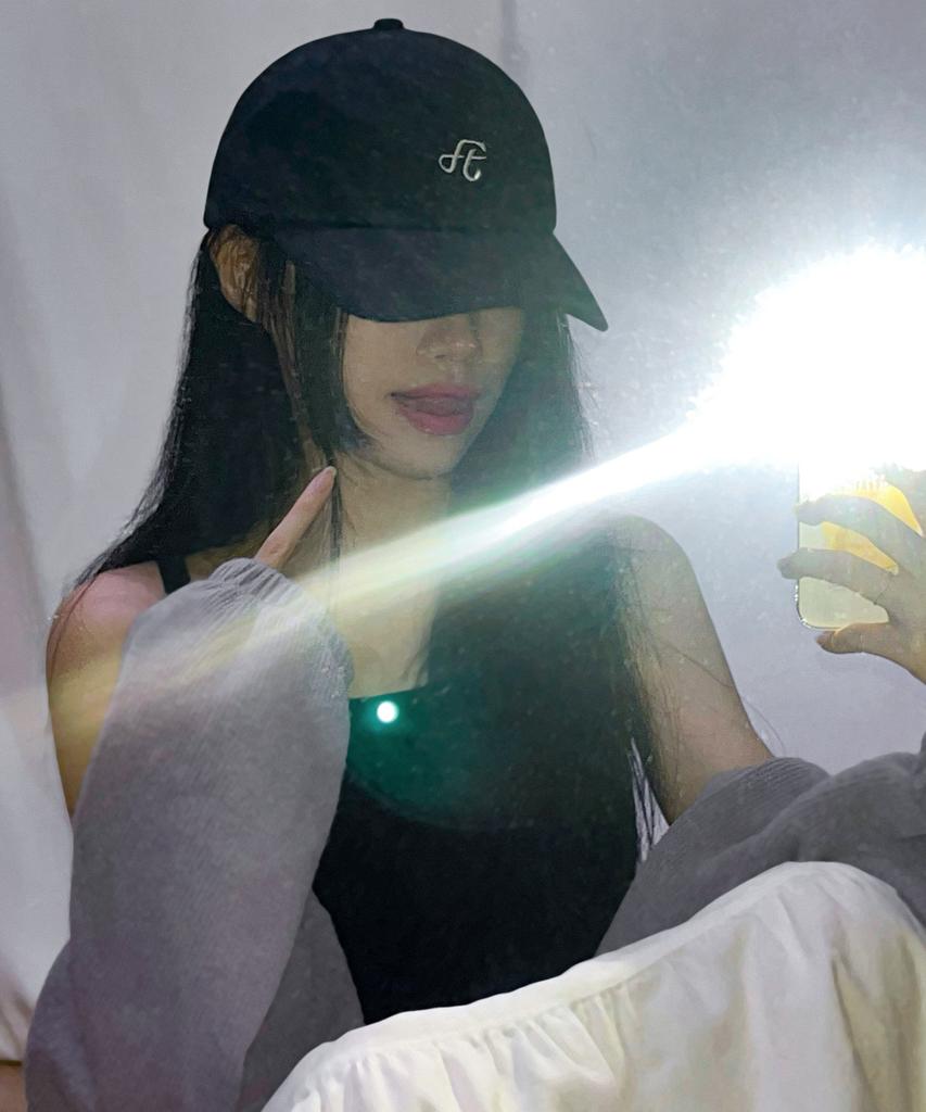 FOR THE FIT Logo Signature Ball Cap_Black