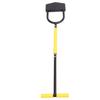 Manual Lawn  r, Saw Tooth Half Moon Shaped Steel Lawn Edging Tool Lawn  r for Grass, Borders Sidewalks, Driveways, Gardens