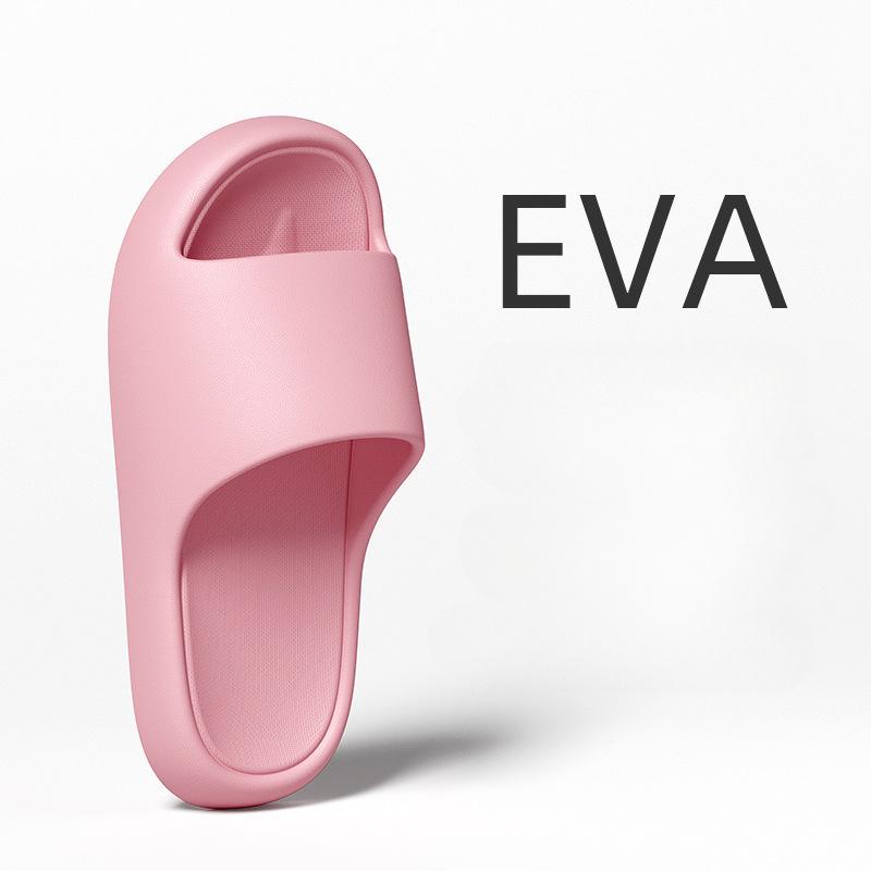 

Летние стильные женские тапочки ультра мягкие ЭВА роскошные простые ванные комнаты для купания противоскользящие дезодорирующие бесшумные мужские сандалии 40-41 розовый