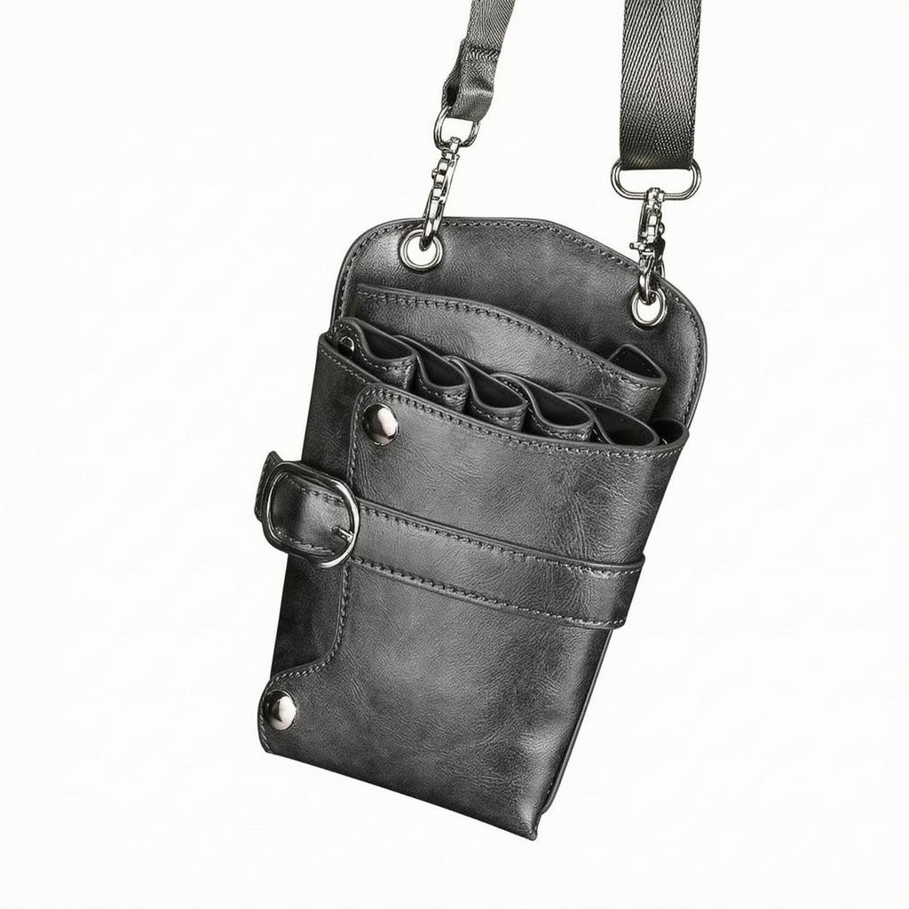 Pouch with Shoulder Belt Long-Lasting Sturdy for Hair Salon, Barbers