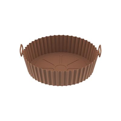 Air Fryer Silicone Pots Reusable Silicone Air Fryer Liner Basket High Temperature Resistance Food