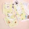 1Pcs Baby Cartoon Snap Waterproof Bib Super Soft Baby Bib Newborn Crystal Velvet Saliva Towel