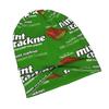 ZLIENSZUS Mint Cracknel Chocolate Bar Wrapper Knit Hat - Suitable for Adults, Winter Warmth, Subtle Fashion with Mint Cracknel Texture, Cold-Weather A