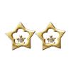 Versatile Mini Hollow Star Stud Earrings: S925 Sterling Silver Gold-Plated for Women