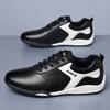 Fashion New Arrival Casual Leather Sneakers Fashion Male Treking Footwear Comfortable Men Tenis Masculino Lightweiht Travel Sports Shoes