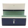 Flap-type Long Wallet Tangram Purse 35-3004 Green
