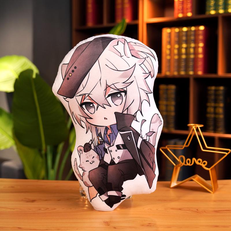 Non-Toxic 45Cm Arknights Pillow Game Amiya Lappland Gladiia Pillow Double Sided Printing Cushion Plushies Cute Fans Gifts Home Decoration