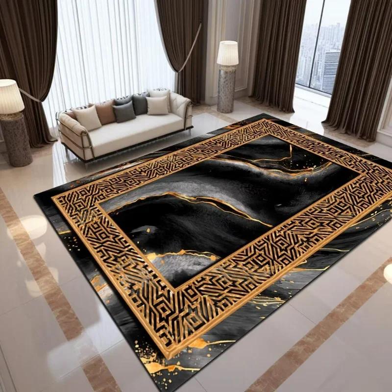 Vintage Ethnic Printed Carpet Non Slip Floor Mat for Living Room Kitchen Entrance Door Balcony Washable Rug Home Hallway Decor