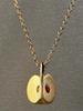 Red Zircon Apple Charm Pendant Necklaces For Women Creative Fashion New Delicate Collar Chain Jewelry Gift Party