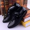 Nuova Moda Stile Italiano Scarpe da Cerimonia da Uomo Scarpe Oxford Business di Lusso da Uomo Mocassini Casual in Pelle Nera Derby