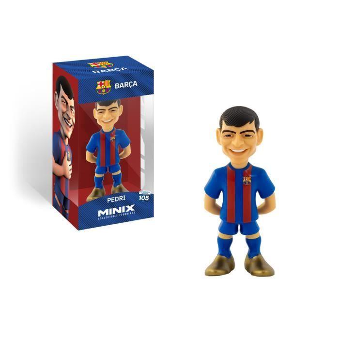 Figurine Minix Pedri FC Barcelone 12cm - Collectionnez les légendes du football blu