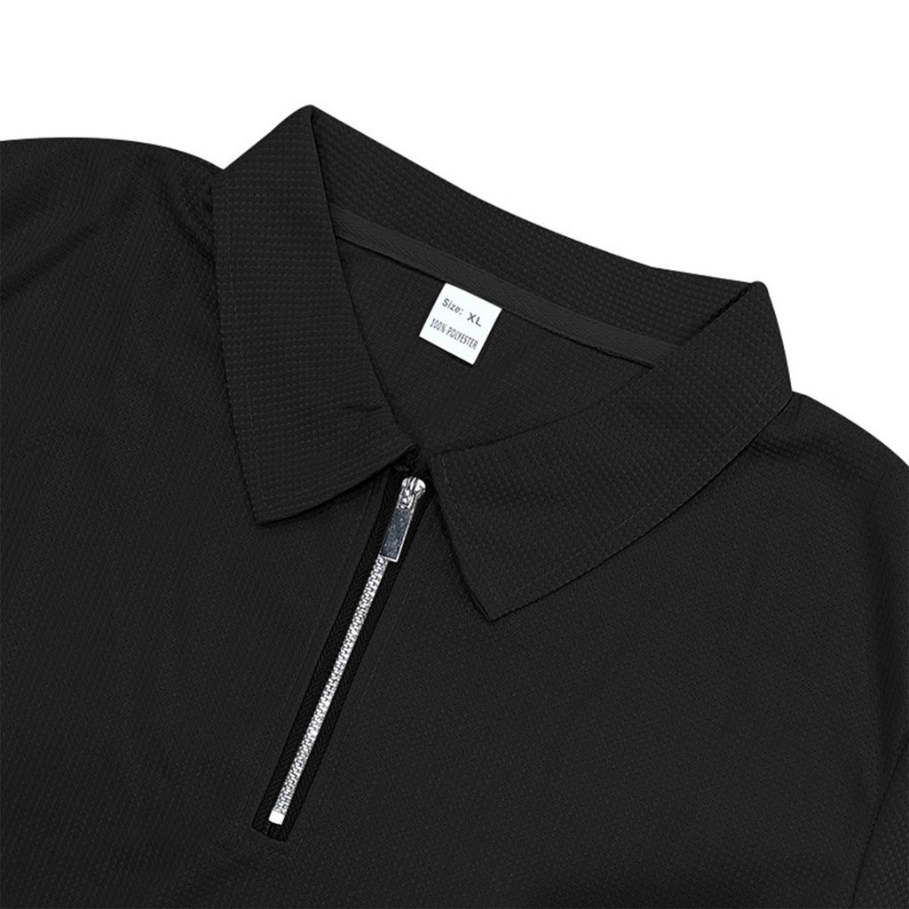 Men'S Color Casual Collar Short Sleeved Shorts Two-Piece Set