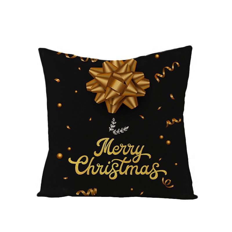 Black Gold Series Throw Pillow Covers With Digital Printing Of Short Plush Fabric Car-Shaped Sofa Cushion For Office Home Decor