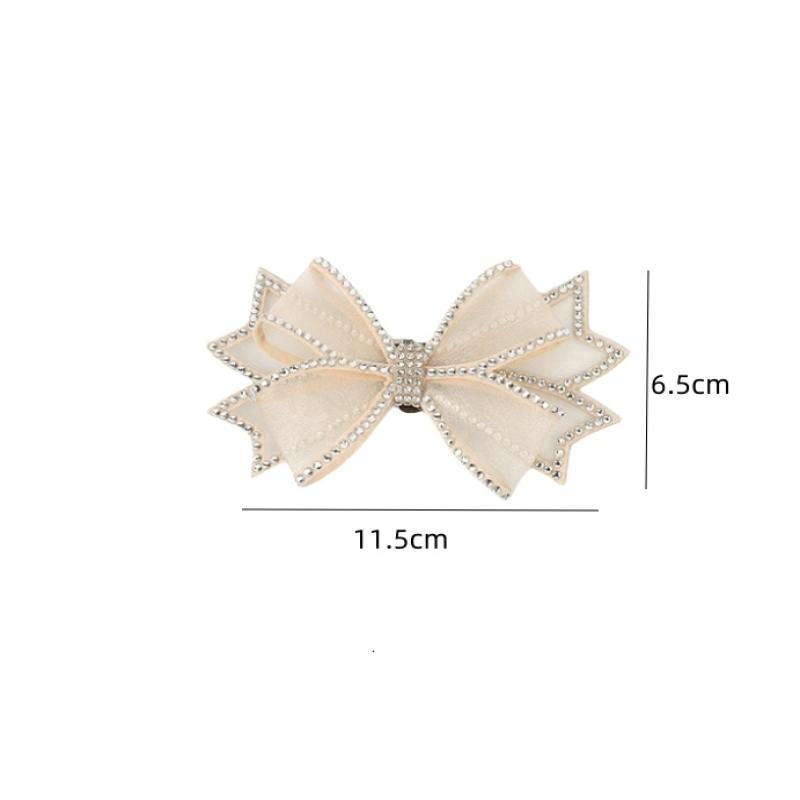 1 Stück Glänzende Schleifen Schuhe Dekoration Clips Hochzeitsschuhe High Heel Strass Anhänger Schnalle Clips Abnehmbare Schuhaccessoires