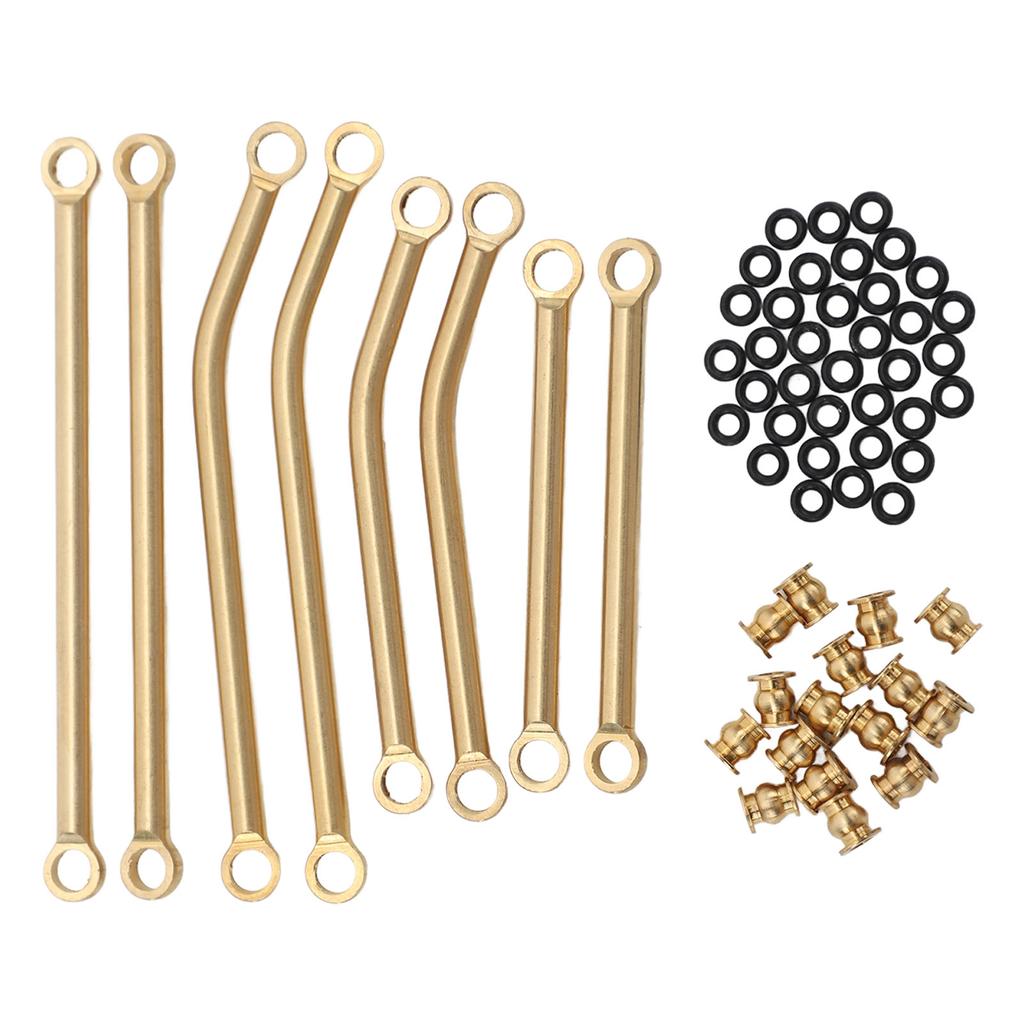 High Clearance Link Set Copper Wear Resistant Rc Car Tie Rod Set Upgrade Parts for Rc Crawler