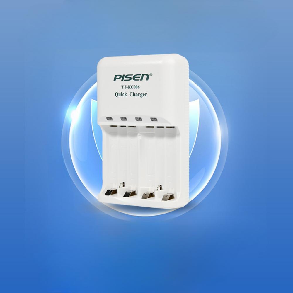 

Быстрое и простое зарядное устройство Pinsheng Ni-MH второго поколения для аккумуляторов № 5 AA/№ 7 AAA Универсальное зарядное устройство Recharge single branch белый