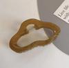 Korean Frosted Large Claw Clip - Elegant Shark Hair Accessory for Women's Updos