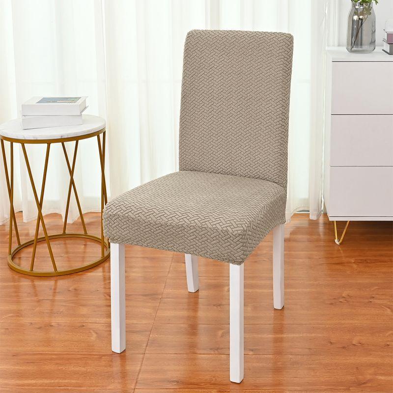 

Чехлы на стулья для столовой, чехлы на стулья, чехлы на обеденные стулья, эластичные кухонные чехлы на стулья Parsons W38-50cm/H45-60cm