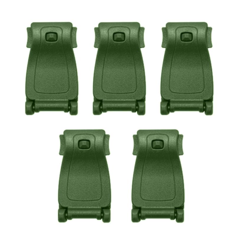 5Pcs Webbing Buckle Connector Fixed Buckle Webbing Clip Accessories Strap Buckle Button Backpack Connecting Buckle Set