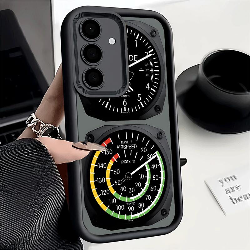 Phone Case for Samsung Galaxy A17 A16 A15 A14 A13 Aircraft Instrument Cockpit Radar A56 A36 A26 A55 A35 A25 A54 A34 A24 A53 A33