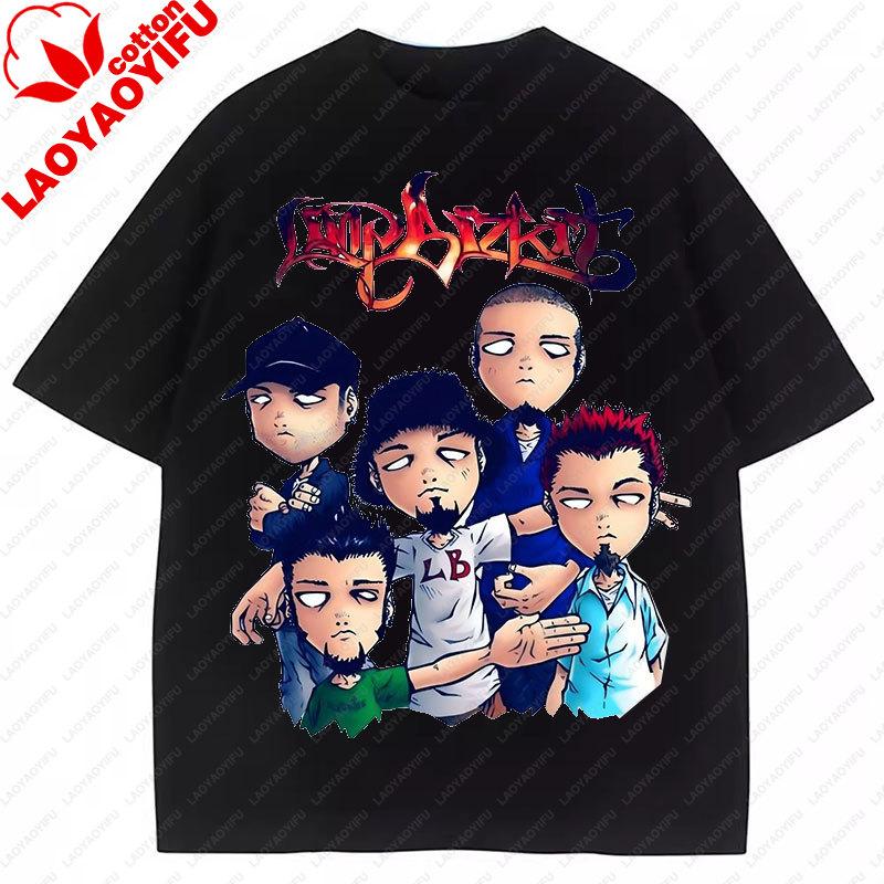 

Футболка Limp Bizkit Футболка Является Американской Рэп-Рок Группой Горячая Распродажа Винтажная 90-х Популярная Печатная Футболка Подарок Музыкальному Фанату Одежда XS
