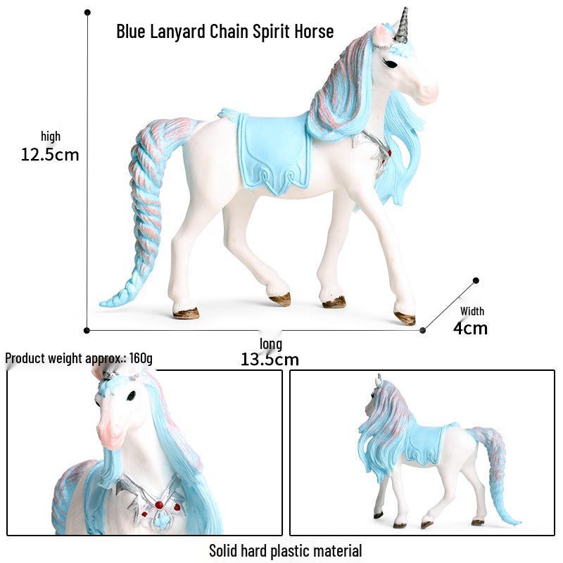 European Mythical Pegasus Unicorn Toy Model: Elf, Mythical Creature, Magic Beast 