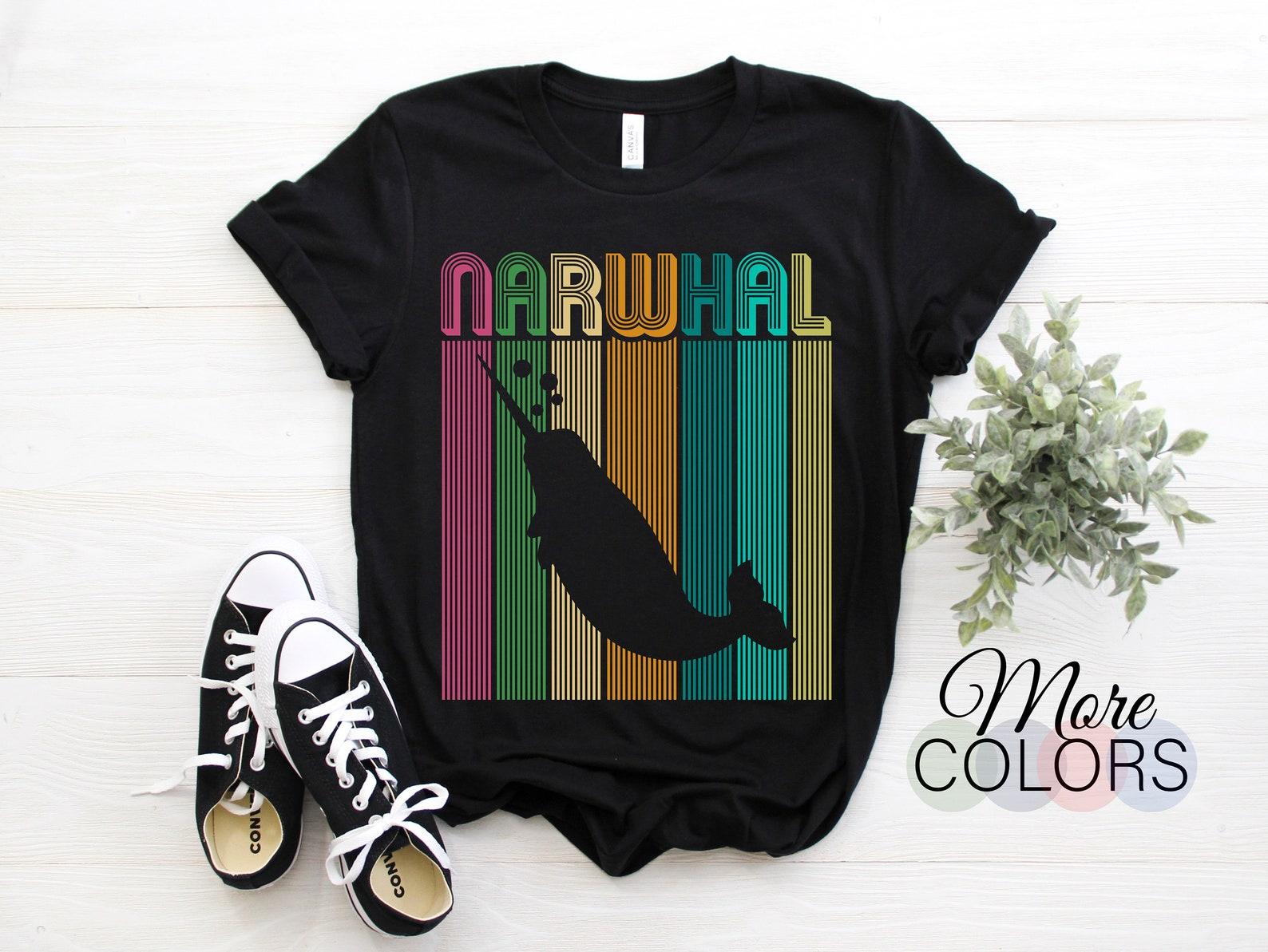 Narwhal T-Shirt, Narwhal Gift, Narwhal TShirt, Unicorn Tee, Whale, Cute Narwhal, Narwhal Lover, Kids Girls Birthday Party, Save The Narwhals 150