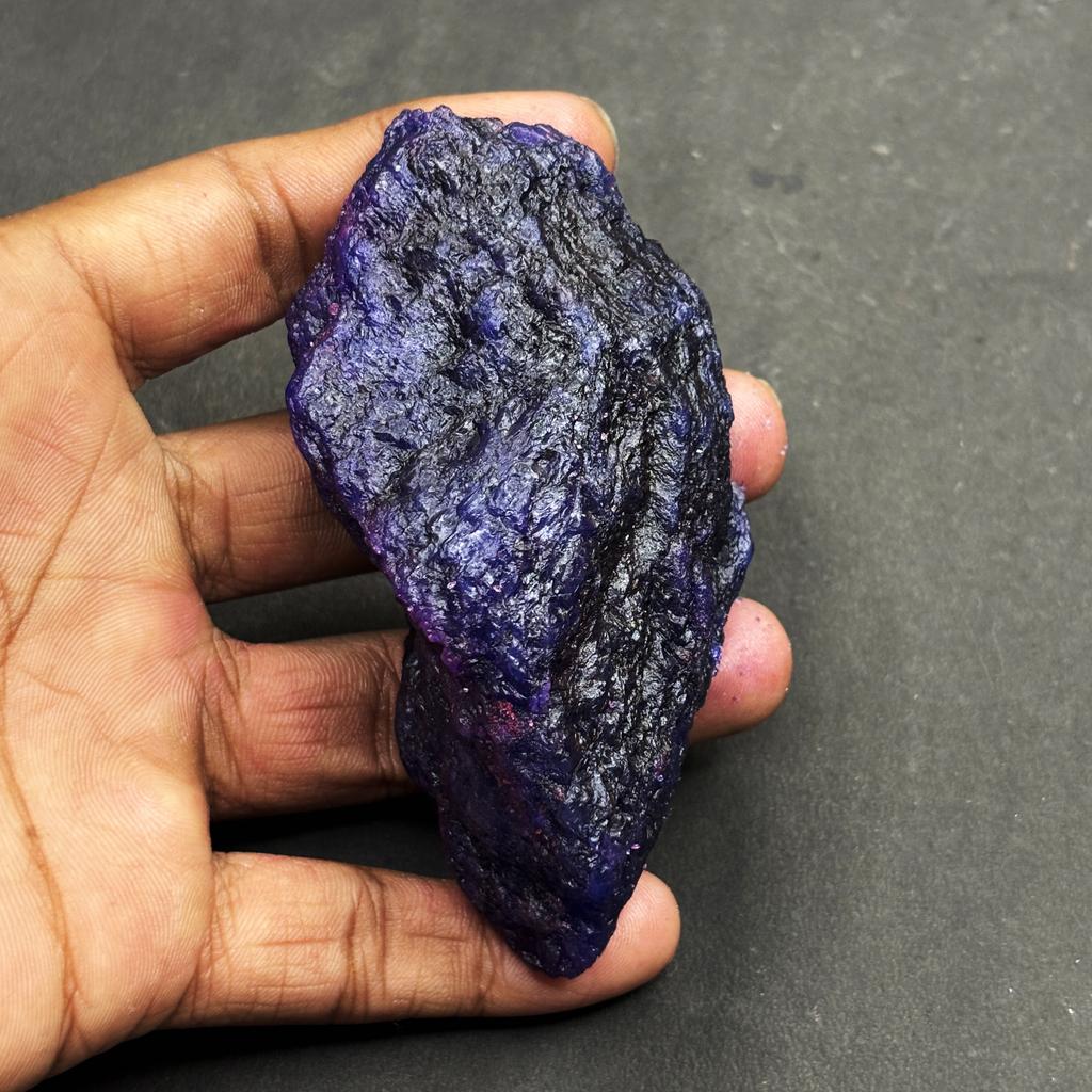 Natural Blue Sapphire Uncut Rough 742.7 Ct for Jwelery Making   GEMS