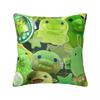 Japan Kuchipatchis Pillow Cover Funny Mametchi Cushion Cover Soft Custom Pillow Case Kawaii Pillowcases For Sofa Car Home Decor