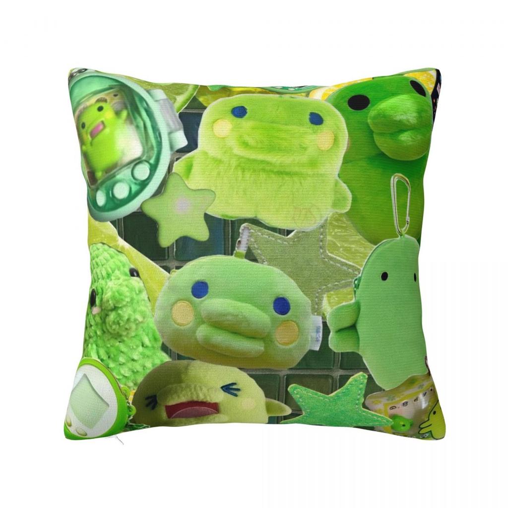 Japan Kuchipatchis Pillow Cover Funny Mametchi Cushion Cover Soft Custom Pillow Case Kawaii Pillowcases For Sofa Car Home Decor