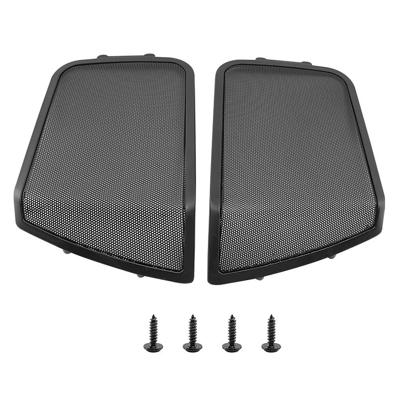 

For Harley Touring FLT FLH FLHR FLHR Electra Street Road Glide 94-13 Motorcycle 6 x9 Saddlebag Lid Speaker Grill Cover Lower матовый черный