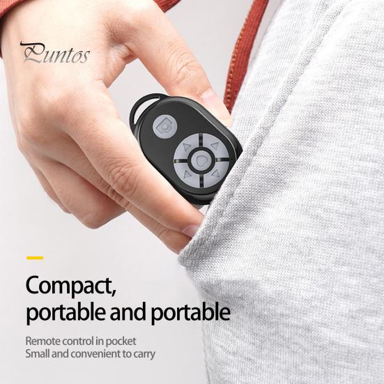 Selfie Remote Shutter Control Long Distance Hands-free Quick Response Video Shooting Smart Mini Bluetooth-compatible for Photography