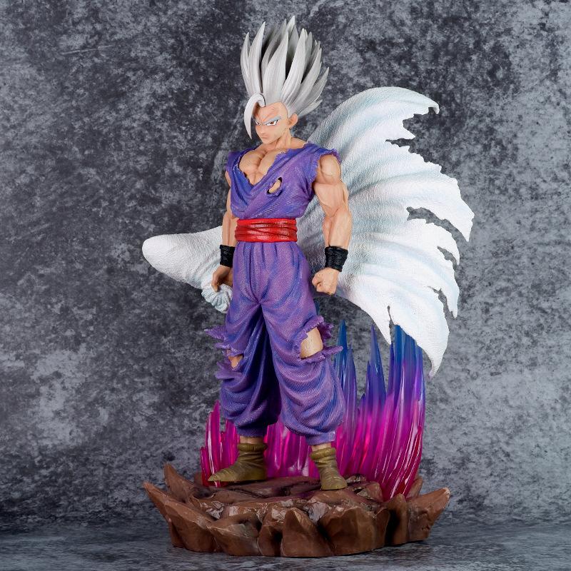 38cm Anime Dragon Ball Z Super Saiyan Son Gohan PVC Action Figure Battle Statue Collection Dbz Model Kids Toys Doll Gifts