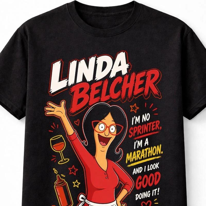 Linda Belcher Funny Bobs Burgers Quote Graphic Unisex TShirt S