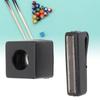 Billiard Chalk Holder Portable Plastic Magnetic with Clip Pool Cue Chalk Box for Accessory