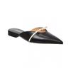 Ferragamo Bow Mini Leather Mule Black