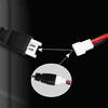 High Efficient 3.7V USB Charger Cable Line 4 Various Kind Connectors Cord Wire for Lithium Battery Devices Black