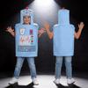Robot Cosplay Costume For Children With Polyester Fabric For Halloween Role Play
