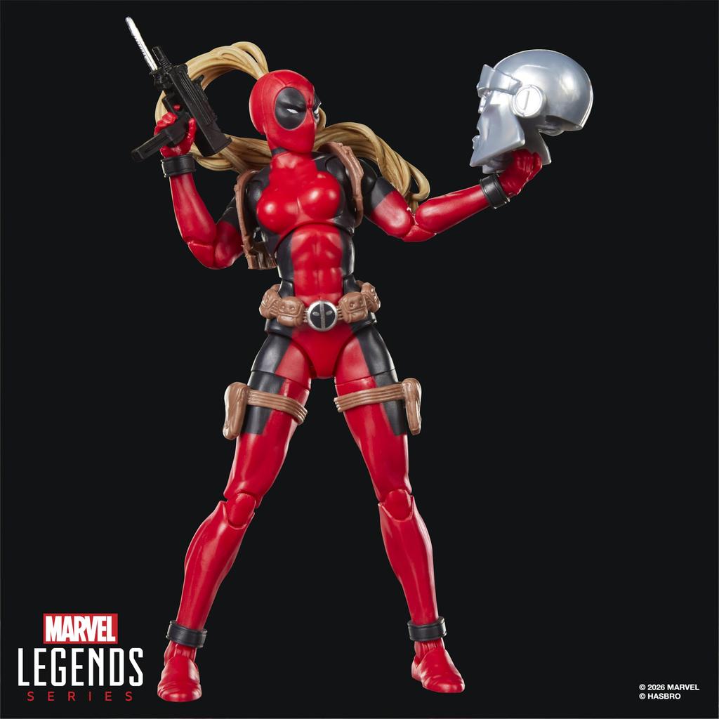 Hasbro MARVEL Legends Series Lady Comic Collection 15cm Action Figure G2422 Deadpool, (Authentic)
