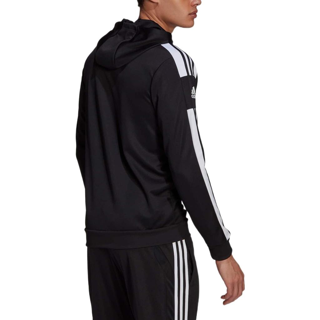adidas Men's Squadra 21 Three-Stripes Black Hoodie GK9548