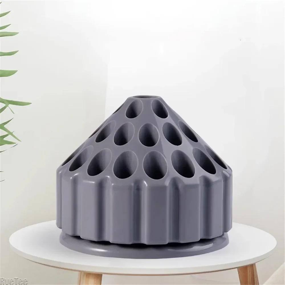 Needle Storage Box 35 Hole Rotating Base Tool Holder Rotary Engraving Tool Grinding Head Carving Tool Polishing Wheel Organizer