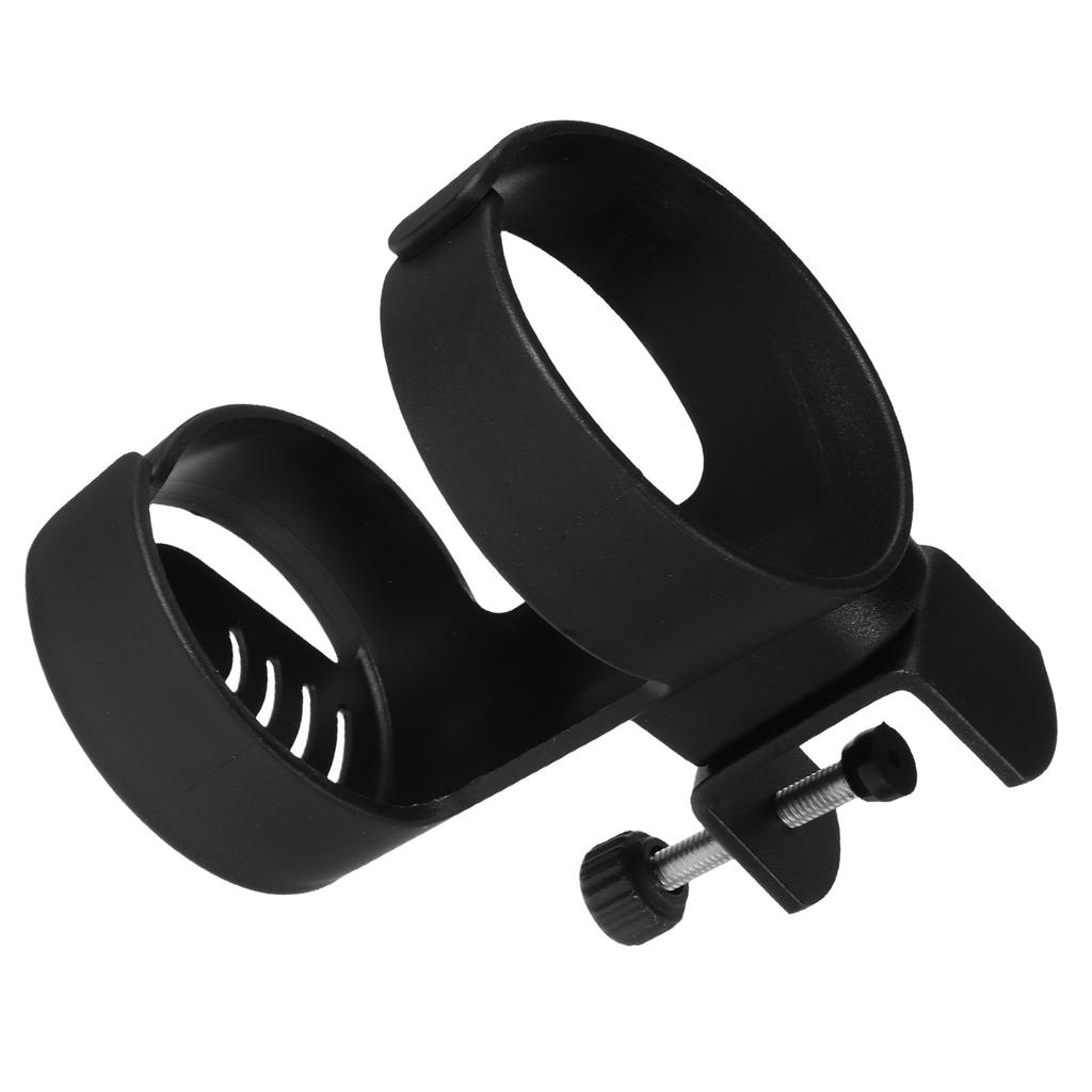 Premium Adjustable Clamp-on Cup Holder for Desk Table Edge Metal Construction Secure Mug Stand Office Home School Desk Drink