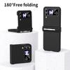 Capacitance Pen For Samsung Galaxy Z Flip 3 4 Dual Hinge Case With Touch Pen Slot Holder Cover For Galaxy Z Flip 4 5g Case Funda