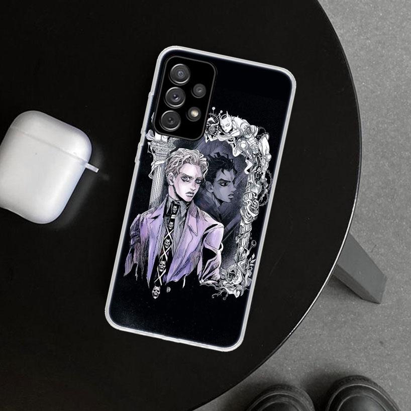JoJo Kira Yoshikage Killer Queen Phone Case Cover for Samsung Galaxy A12 A22 A32 A52 A72 A02S A51 A50S A31 A20S A10S Note 20 Ult