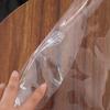 Waterproof Round Transparent Tablecloth PVC Table Pad Dining Table Table Cover  Household